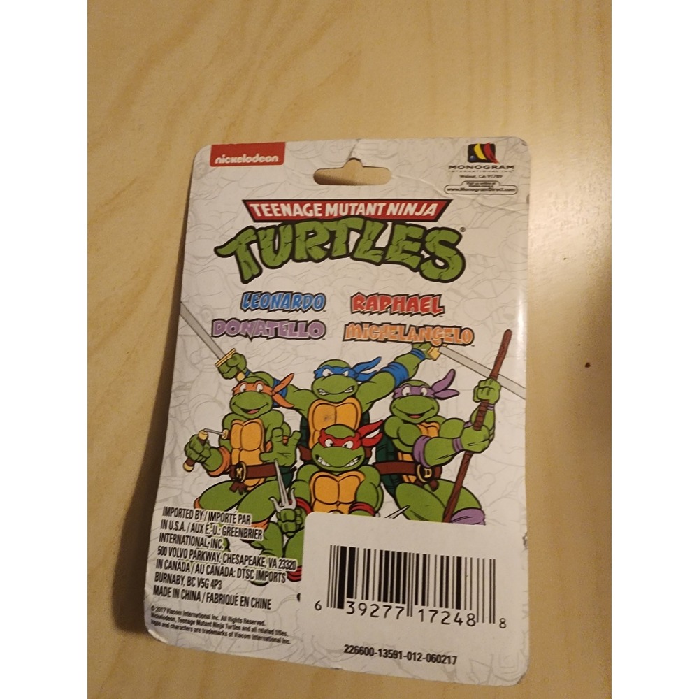TMNT Raphael & Donatello Keychain Set Nickelodeon Monogram Figure Keyring 2pk - Picture 4 of 5